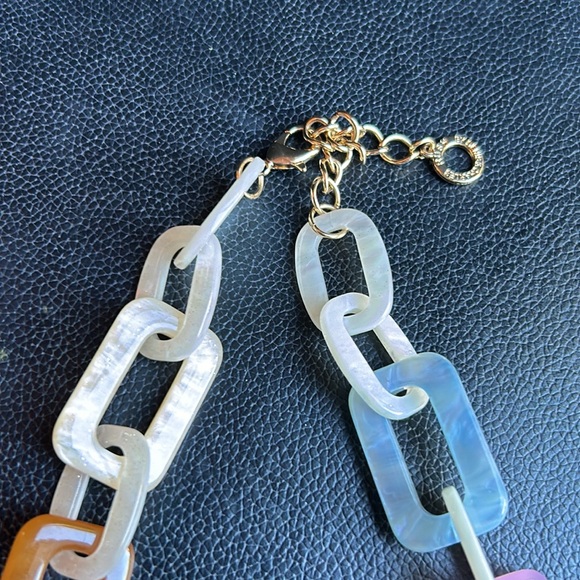 Denis and Charles Lucite and Metal Necklace - Picture 5 of 17